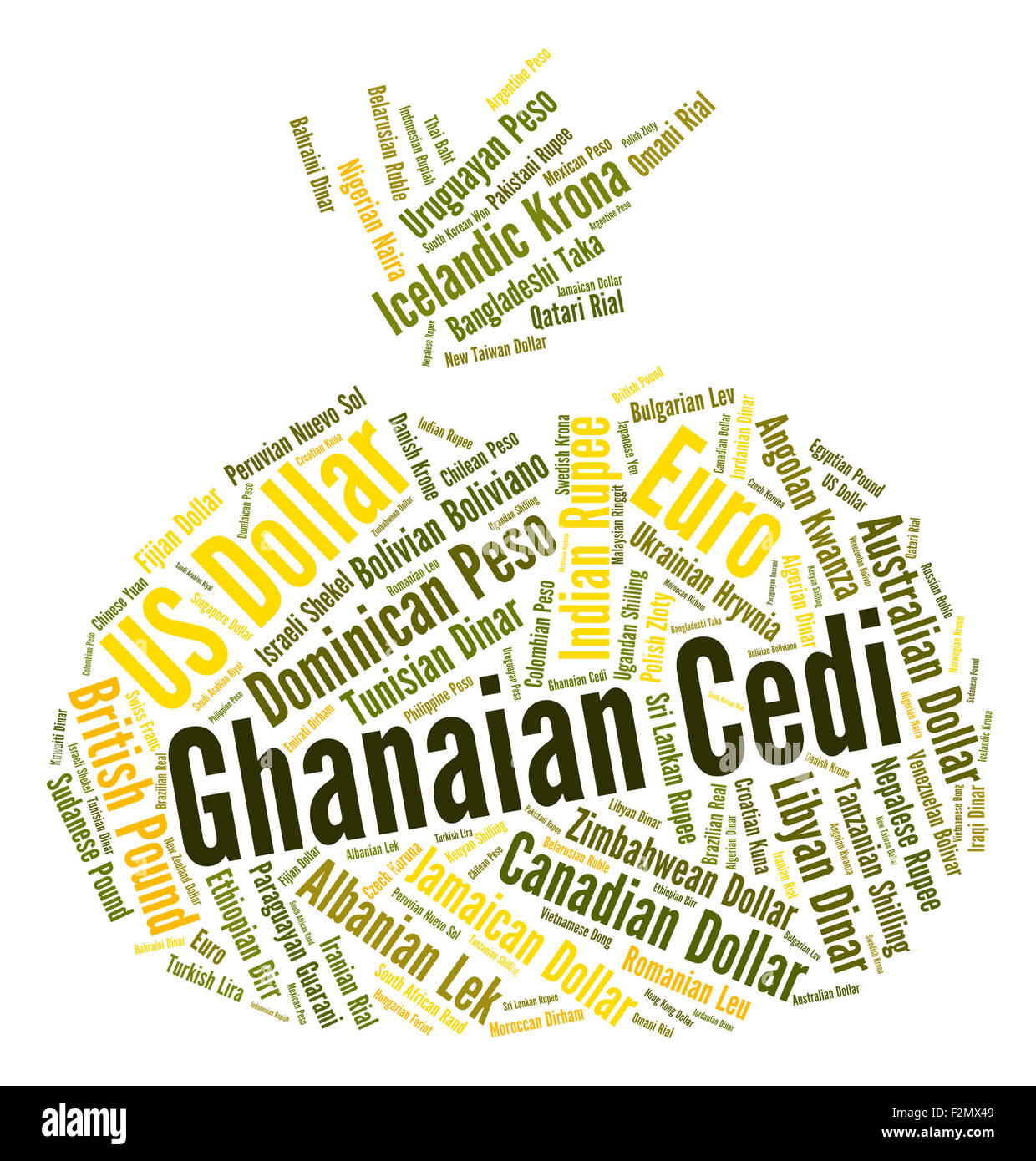 Ghanaian Cedi Meaning Worldwide Trading And Fx Stock Photo 87740697 - 